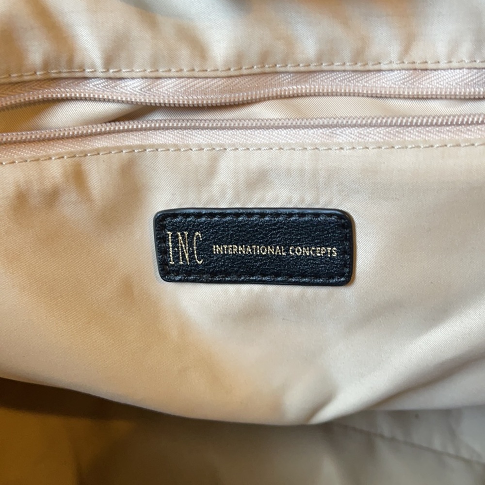 INC leather black handbags - Picture 8 of 8